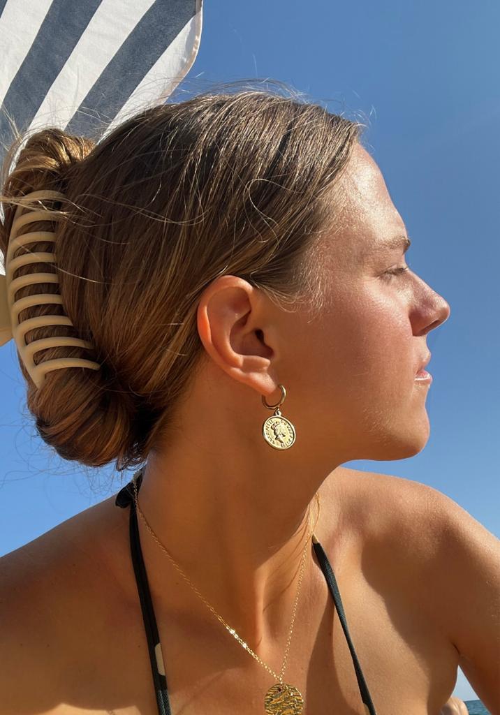 Pendientes Illa Roja y collar Cap Sa Sal