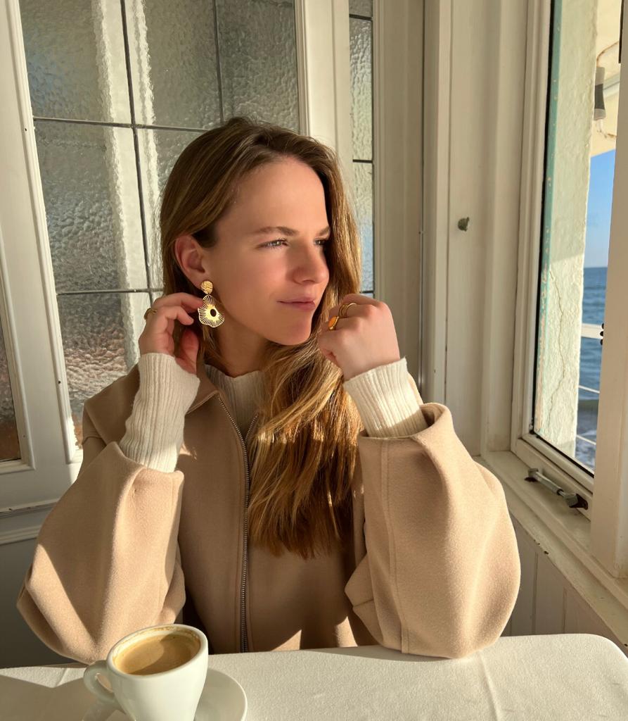 Pendientes Medas de acero inoxidable