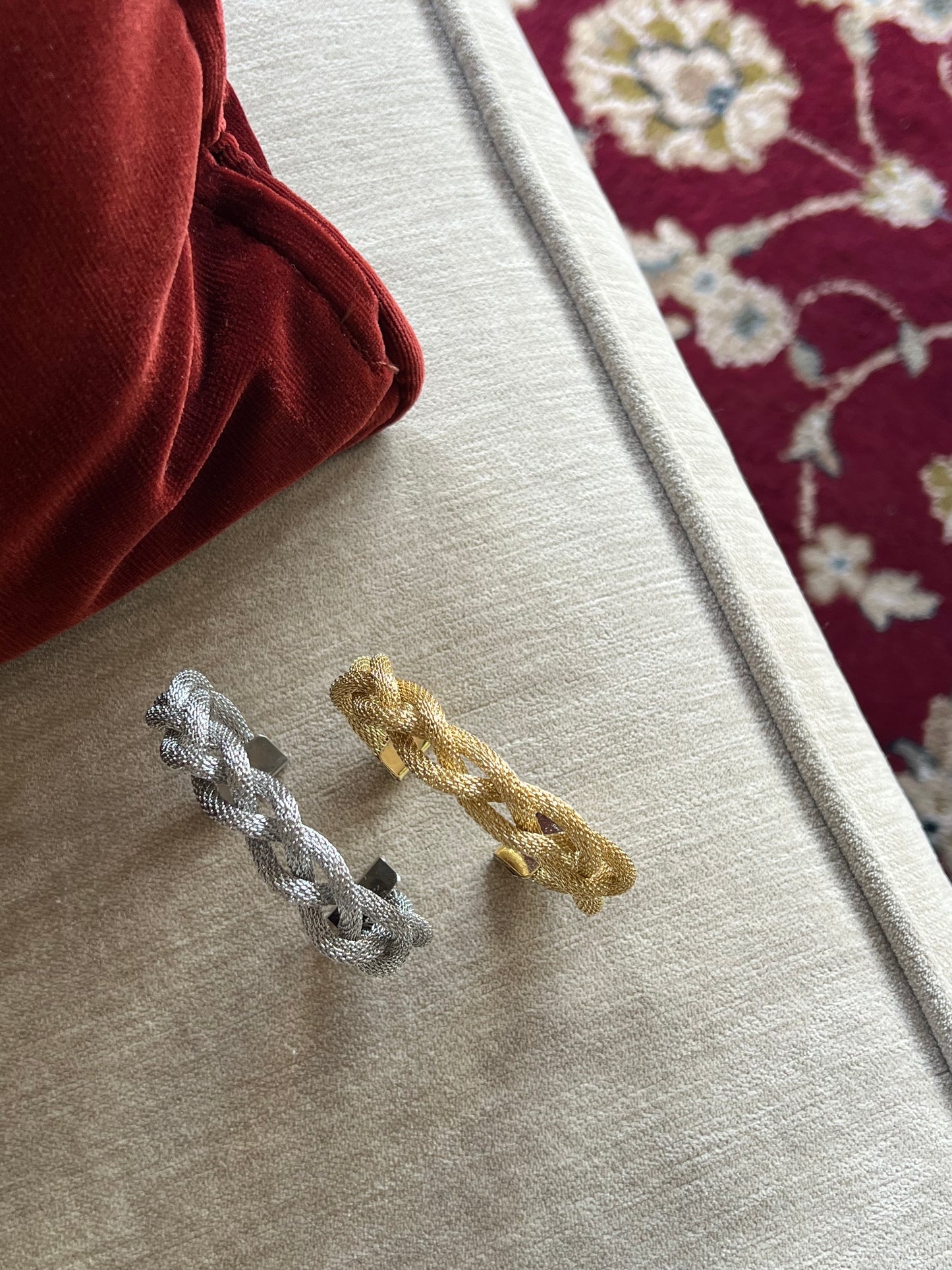 BRAZALETE MASET PLATA