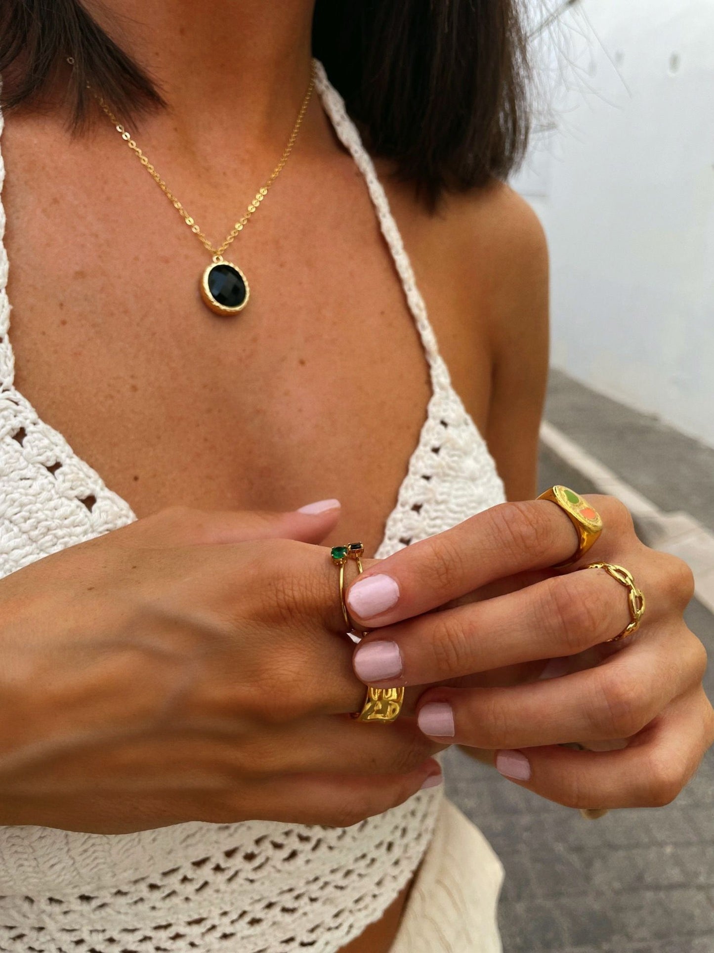 Collar La Castell y anillos S'Alguer, Escala, Tossa y Pola